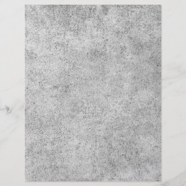 Concrete cement scrapbook paper (Front)
