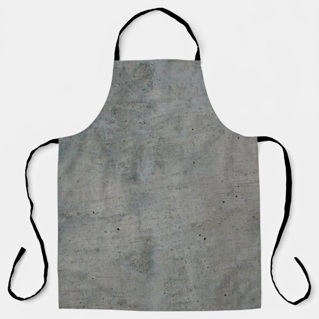 Concrete cement wall gray texture apron (Front)