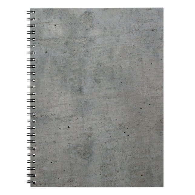 Concrete cement wall gray texture notebook (Front)