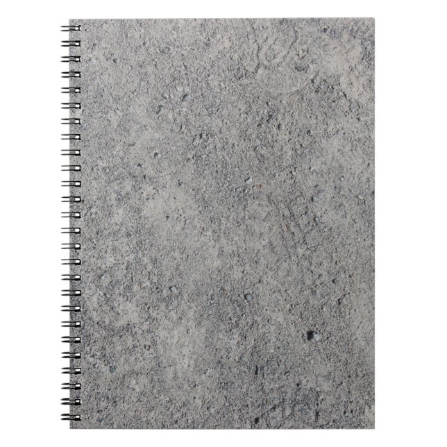 Concrete cement wall gray texture notebook (Front)