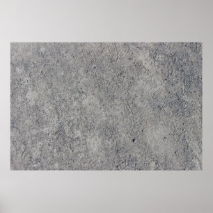 Concrete cement wall gray texture poster