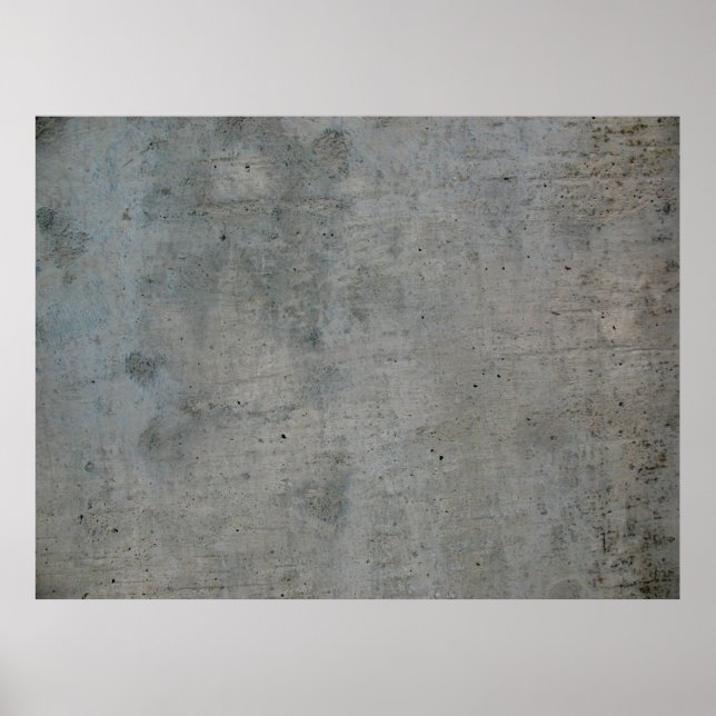 Concrete cement wall gray texture poster (Front)