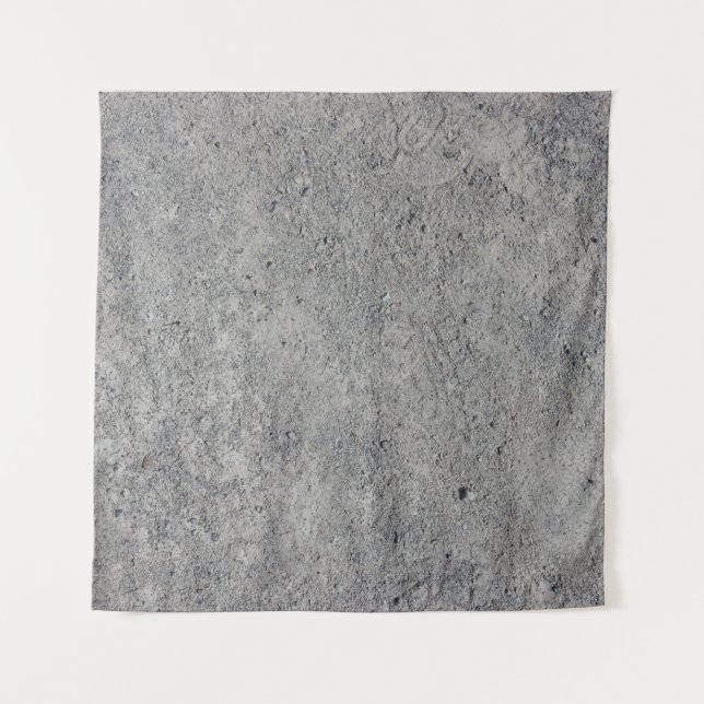 Concrete cement wall gray texture tapestry (Front)