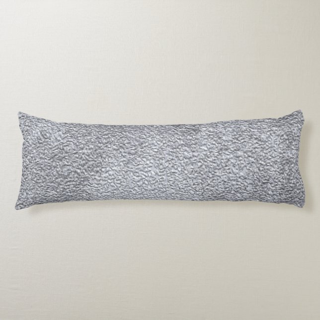 Concrete dark gray Stone Wall Texture Pattern Body Pillow (Front)