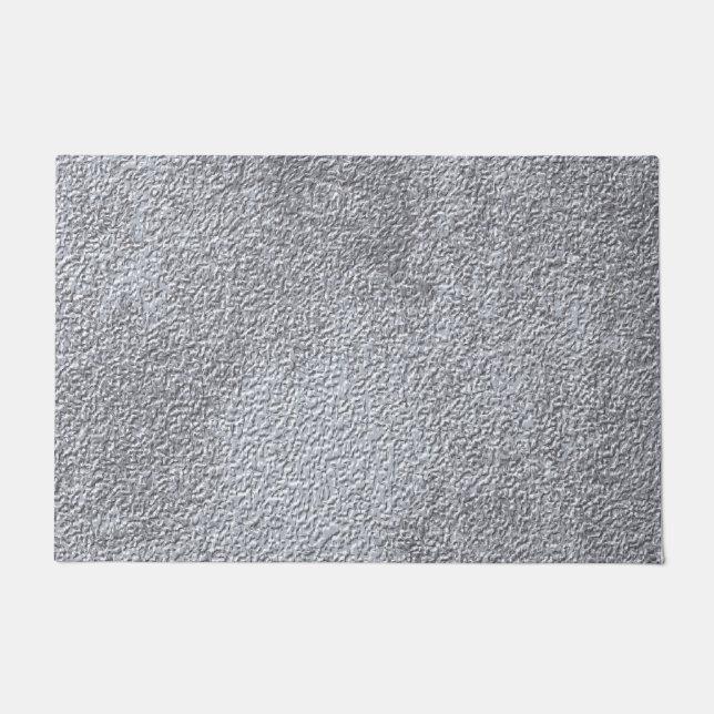 Concrete dark gray Stone Wall Texture Pattern Doormat (Front)