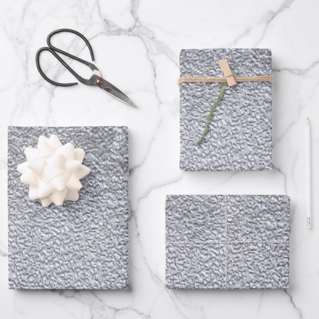 Concrete dark gray Stone Wall Texture Pattern Wrapping Paper Sheets (Front)