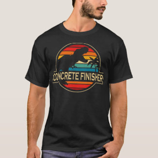 Concrete Finisher Dinosaur T-Shirt