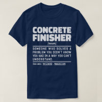 Concrete Finisher Noun Cement Worker Funny Sayings