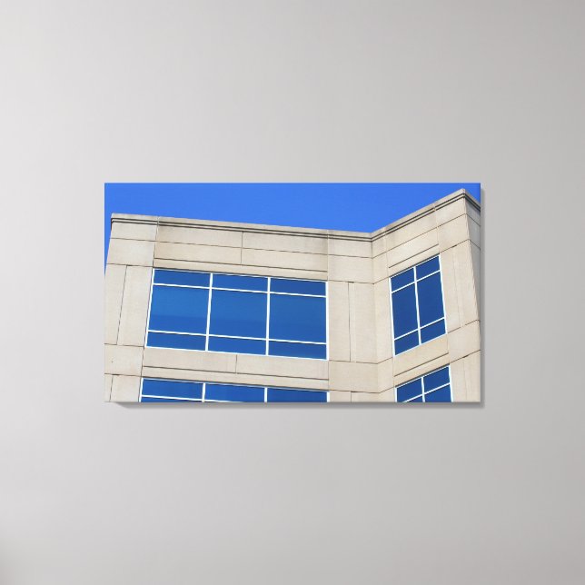 Concrete & Glass Canvas Print (Front)