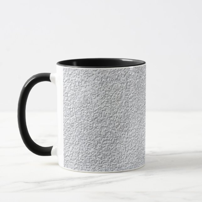 Concrete gray Stone Wall Texture Pattern Mug (Left)