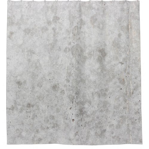 Concrete gray wall grunge shower curtain