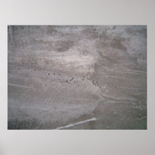 Concrete grey gray wall plaster poster