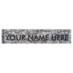 Granite Desk Name Plates Zazzle