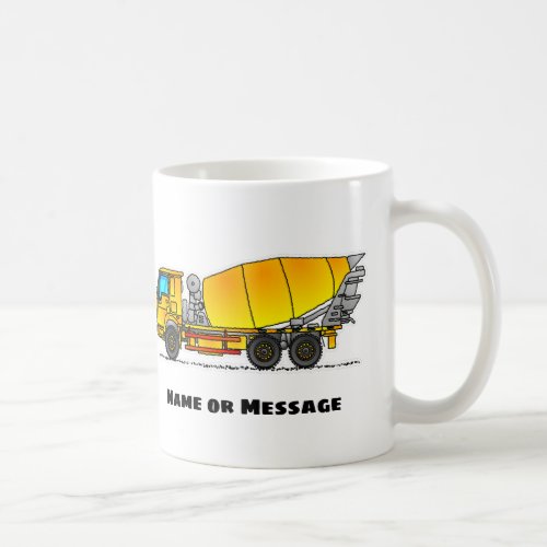 Concrete Mix Mug Transportation Cement Mixer Mugs