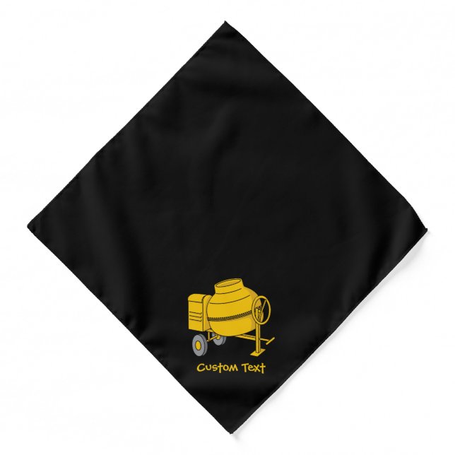 Concrete Mixer Bandana (Front)