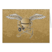 Concrete mixer beige (Front Horizontal)