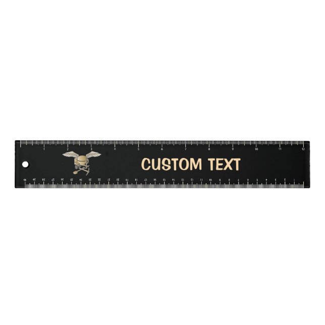 Concrete mixer beige 12 inch Ruler (Front)