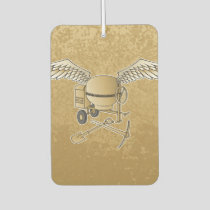 Concrete mixer beige air freshener