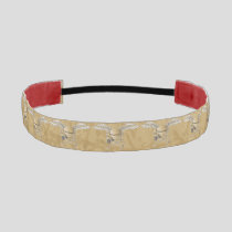 Concrete mixer beige athletic headband