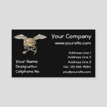 Concrete mixer beige business card