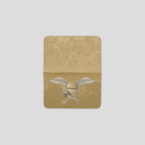 Concrete mixer beige card holder