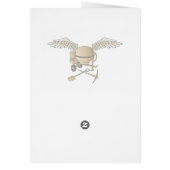 Concrete mixer beige cards (Back)