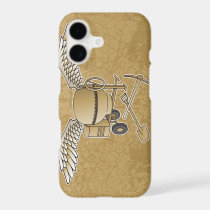 Concrete mixer beige iPhone 17 case