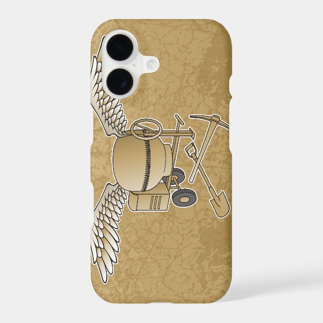Concrete mixer beige Case-Mate iPhone case (Back)