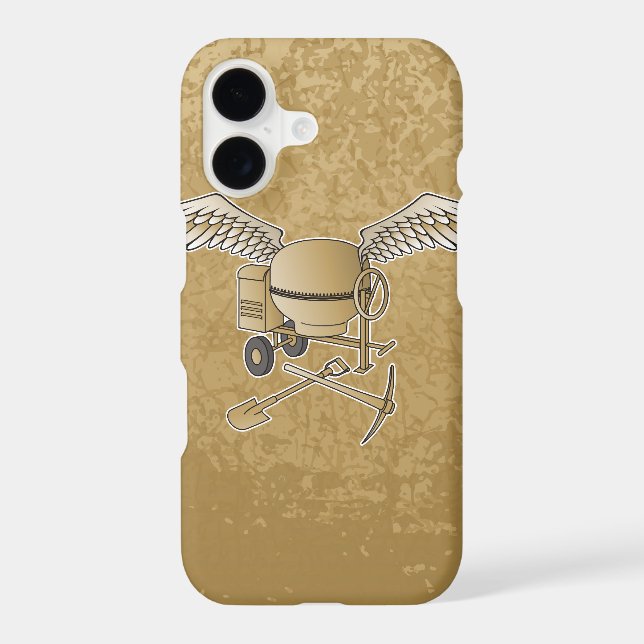 Concrete mixer beige Case-Mate iPhone case (Back)