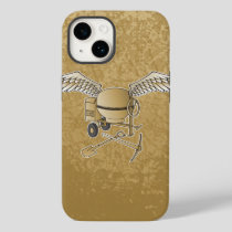 Concrete mixer beige Case-Mate iPhone 14 case