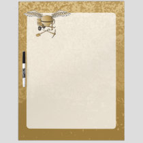 Concrete mixer beige dry erase board