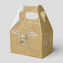 Concrete mixer beige favor box