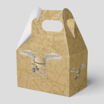 Concrete mixer beige favor boxes
