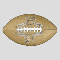 Concrete mixer beige football