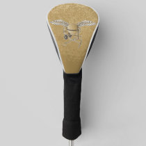 Concrete mixer beige golf head cover