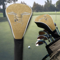 Concrete mixer beige golf head cover