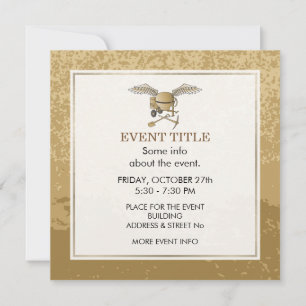 Concrete mixer beige invitation