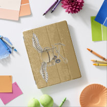 Concrete mixer beige iPad smart cover