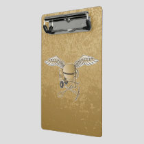 Concrete mixer beige mini clipboard