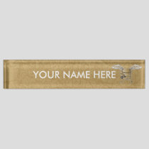 Concrete mixer beige name plate