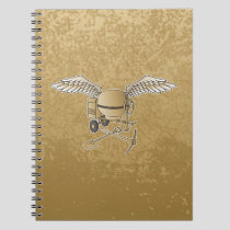 Concrete mixer beige notebook