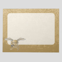 Concrete mixer beige notepad