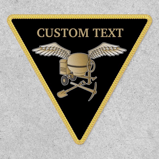 Concrete Mixer Beige Patch (Front)