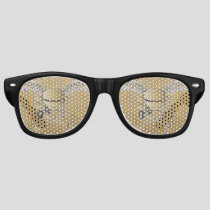 Concrete mixer beige retro sunglasses
