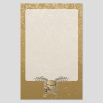 Concrete mixer beige stationery