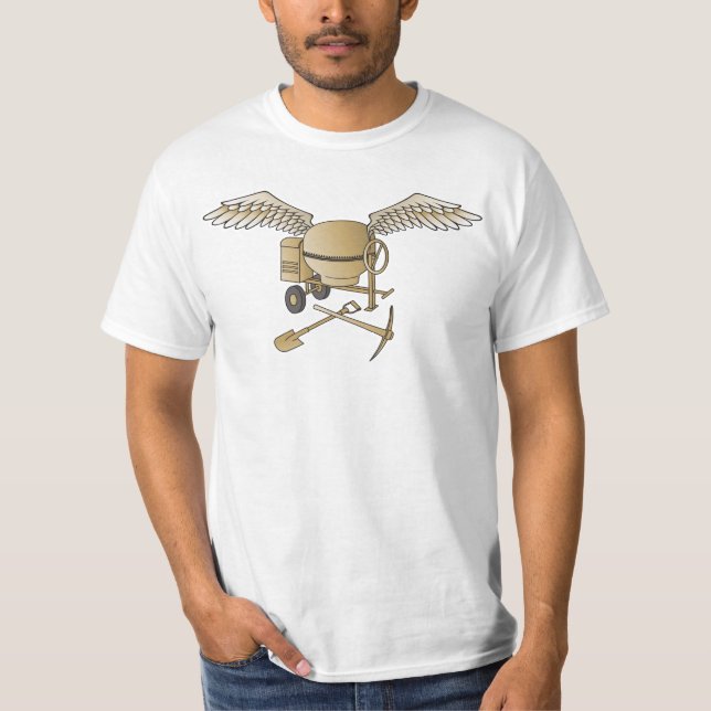Concrete mixer beige T-Shirt (Front)