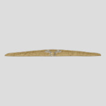 Concrete mixer beige tie headband