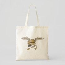 Concrete mixer beige tote bag