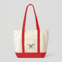 Concrete mixer beige tote bag