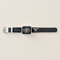 Concrete mixer blue-gray apple watch band